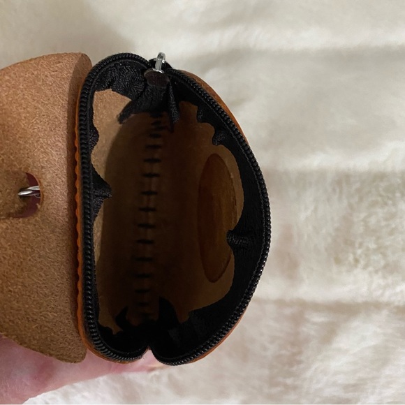 Cat Small Leather Zipper Kitten Purse Charm or Key Chain - Picture 9 of 10